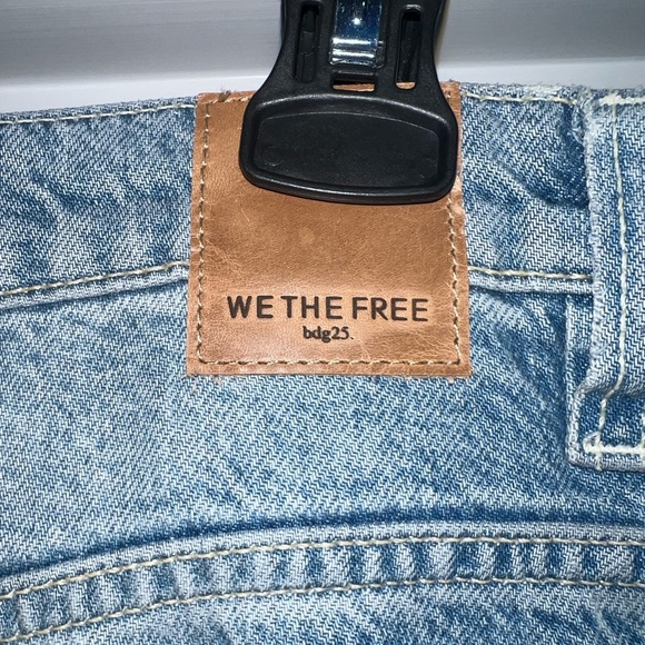 Free People Ollie Jeans, NEW, size 29, We the Free Wide leg distressed - Picture 4 of 8